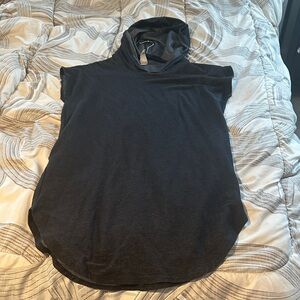 Women's Dark Blue Hooded Denim Dress